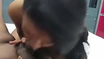 Husband licking her wife pussy