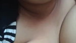 Sexy girl showing her huge boobs