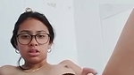 Sexy girl showing her pink pussy  rubing