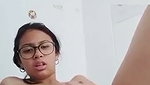 Sexy girl showing her pink pussy  rubing