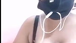Sathi, Bengali Babe, with Big Boobs Masturbating with Brinjal on Tango Live