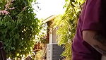 Horny Couple Fucking Backyard