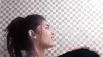 Black Bra Babe Showing