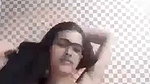 Black Bra Babe Showing