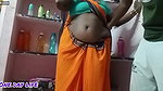 Beautiful Tamil wife licking navel with tongue and mouth sucking video part 2