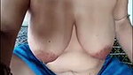 Aunty show her huge melon
