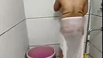 Beautiful bhabhi showing  taking bath
