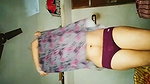 Beautiful girl showing her hot figure