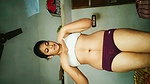 Beautiful girl showing her hot figure