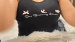 Hot girlfriend showing her boobs  pressing
