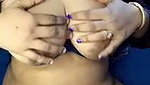 Hot sexy bhabhi showing her huge boobs  Fingering hard