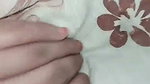 Hot sexy girl show her huge boobs  rubing with two fingers