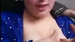 Muslim aunty showing her huge boobs