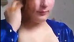 Muslim aunty showing her huge boobs