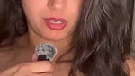 Beautiful hot Mumbai girl suck white dilo