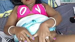 Aunty showing  rubing her wet juice pussy