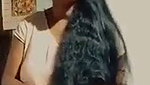 Beautiful Bengali girl showing her huge boobs