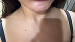 Beautiful girl talking  showing her boobs  pussy