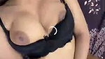 Beautiful girl talking  showing her boobs  pussy