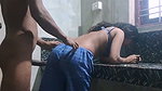Beautiful sexy girl fucking in kitchen room