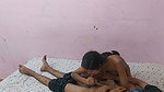 Beautiful slim girl give Blowjob