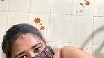 Delhi aunty showing her hot figure