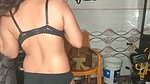 Hot girl showing her boobs  talking on mobile