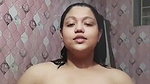Hot girl taking shower