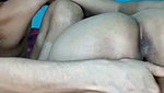 Husband rubing his wife wife