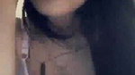 Beauty Teen girl boobs show in video call
