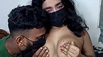 Tamil young couple enjoying  showing