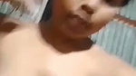 Village girl showing her figure