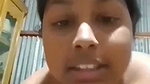 Village girl showing her figure