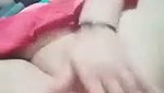 Muslim aunty showing her pink pussy  rubing hard