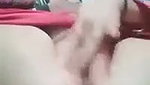 Muslim aunty showing her pink pussy  rubing hard