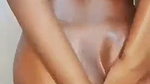 Sexy girl showing her boobs  Fingering in her ass