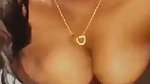 Sexy girl showing her boobs  Fingering in her ass