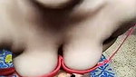 Sexy girl showing her cute boobs