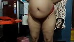 Desi stepmother showing her hot figure