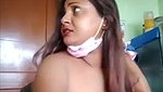Sexy bhabhi showing her boobs  enjoying