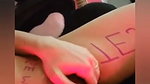 ink girl nude show