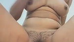 Aunty Fingering her wet pussy
