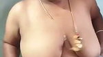 Aunty showing her huge boobs
