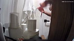 Beautiful aunty showing her figure in bathroom