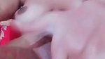 Beautiful girl rubing her wet pussy