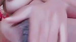 Beautiful girl rubing her wet pussy