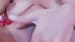 Beautiful girl rubing her wet pussy