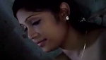 Beautiful girl showing  enjoying