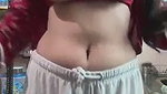 Beautiful hot girl showing boobs to bf