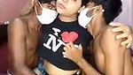 Bengali stepsister handling three cousin brother